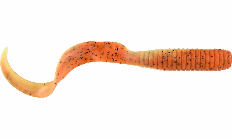 Berkley Gulp! Saltwater Grub - 6 in. - Orange Tiger