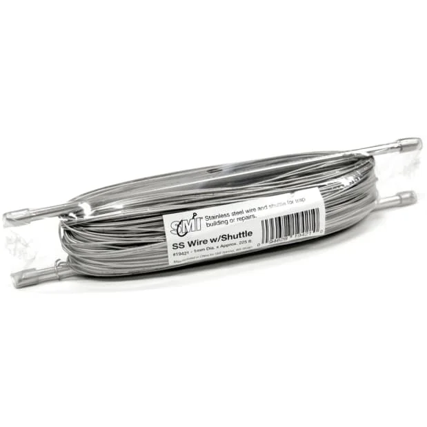 Beau Mac SMI 19421 Wire Soft Ss W/Shuttle 1.0Mm 1Lb 225Ft