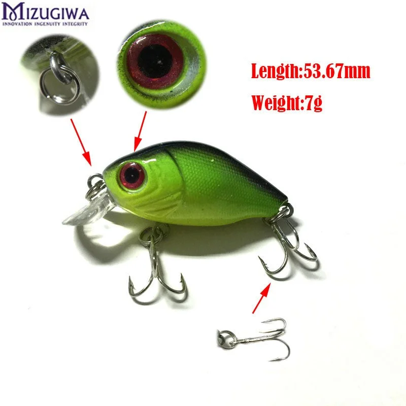 Crankbait Wobbler Bait Japanese Trulinoya Crank Fishing Lure 53.67mm 9g Fishing Hook Popular Hard Baits Leurre Dur Fish Tackle