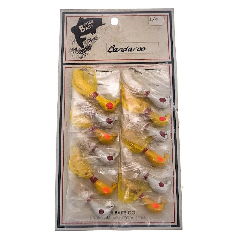 Better Baits Banana Head Jigs Yellow & White