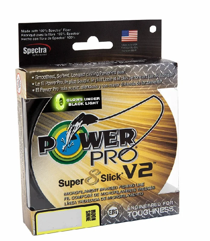 PowerPro Super Slick V2 Braided Line 65lb 1500yds - Moonshine