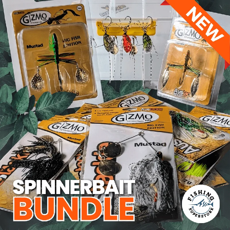 Spinnerbait Bundle - 12 x Spinnerbaits PLUS a Spinner Storage Tacklebox