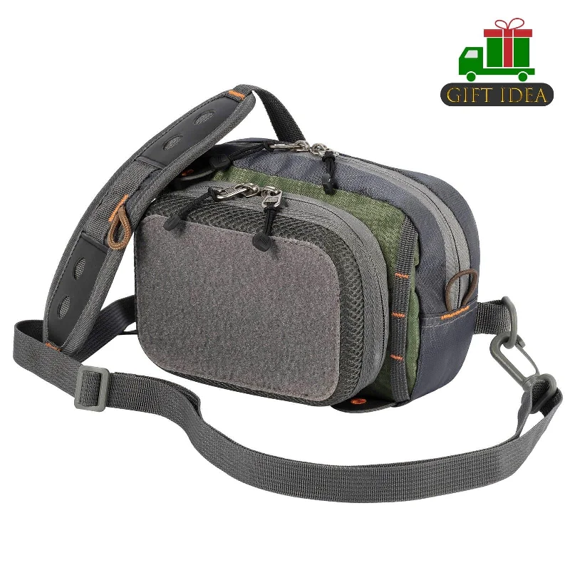 Dr.Fish Nylon Fly Fishing Chest Bag Pack