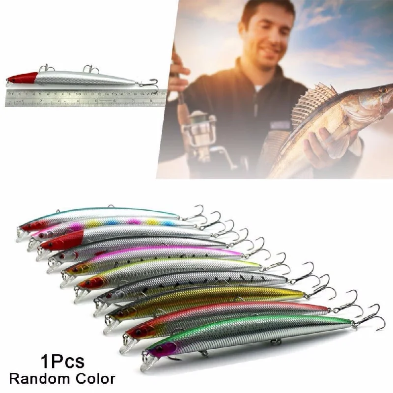 1 Pcs Popular 18cm Plastic Bionic Floating Fishing Lure Crank Bait Hook Bass Hot Sale