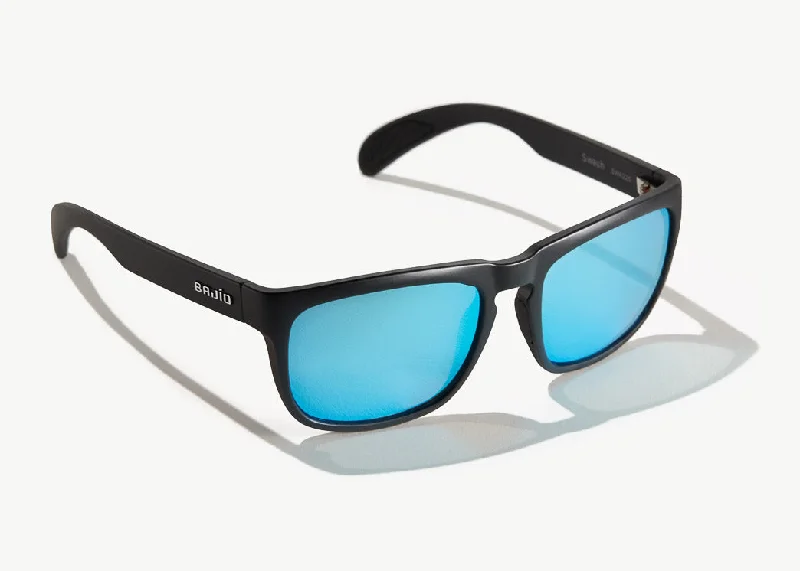 Dark Tort Gloss Frame, Blue Mirror Glass Lens