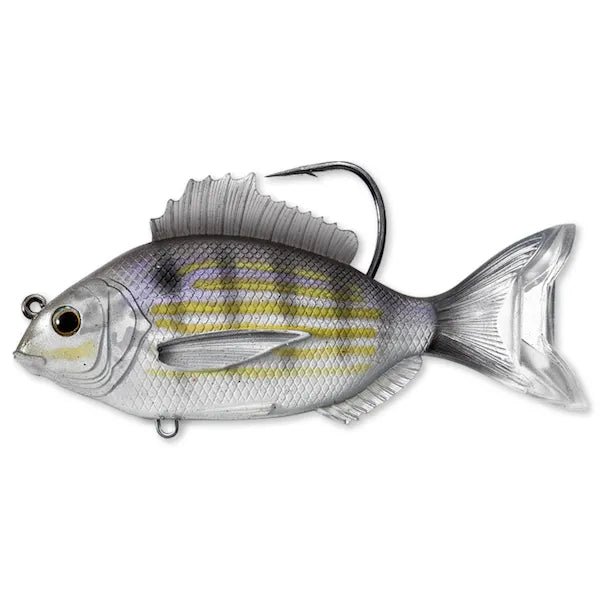 Live Target Swimbait Pinfish 4" 1 Oz Silver/Violet