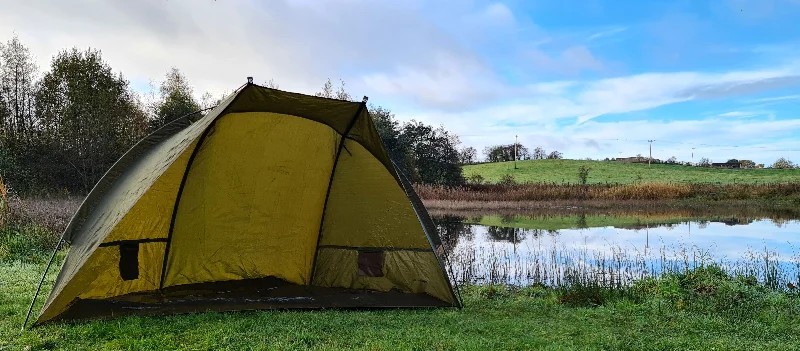 Carp Fishing Day Shelter Tent waterproof with fully taped seams (small) xo59