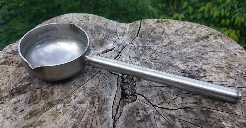 STAINLESS STEEL LEAD LADLE FOR MAKING FISHING WEIGHTS 2.2lb/1000gram