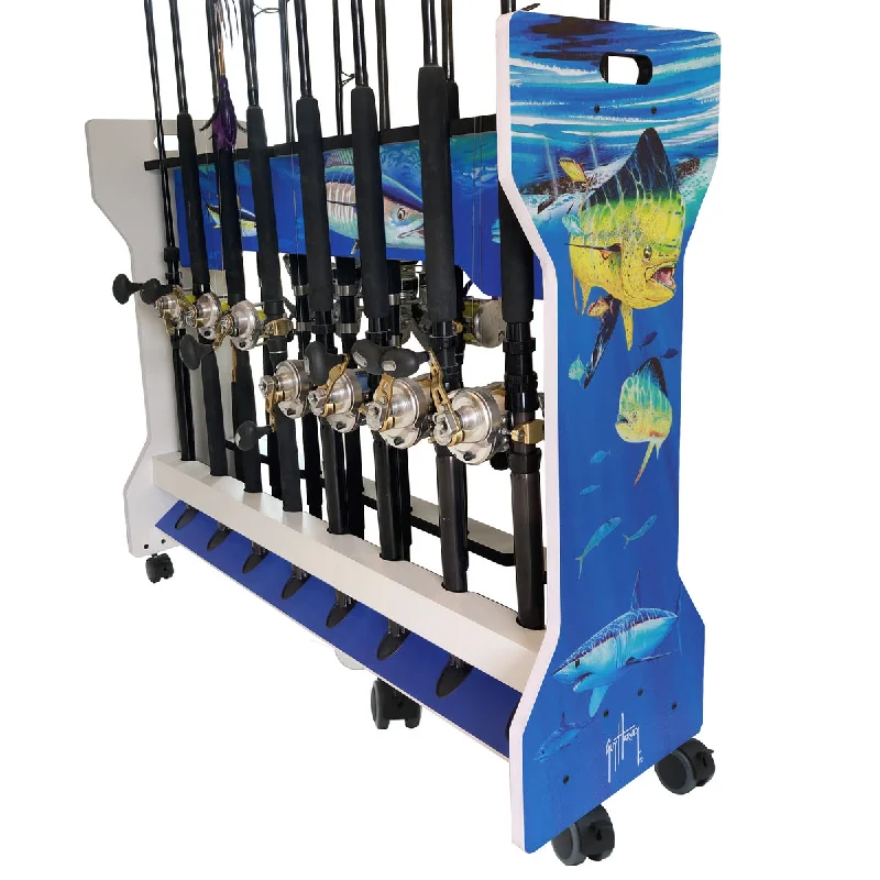 Guy Harvey Deep Sea 16 Rolling Rod Rack