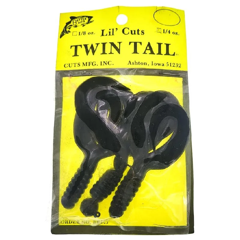 Better Baits Lil' Cuts Twin Tail 1/4 Oz Qty 3