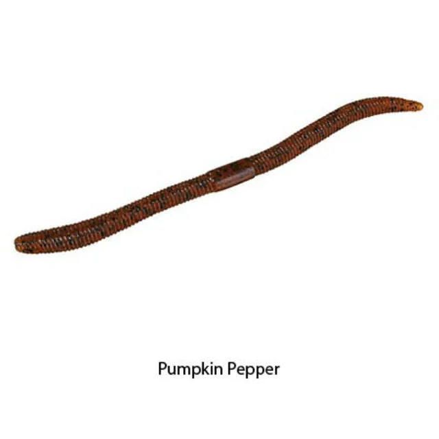 Jackall Flick Shake Worms Pumpkin Pepper