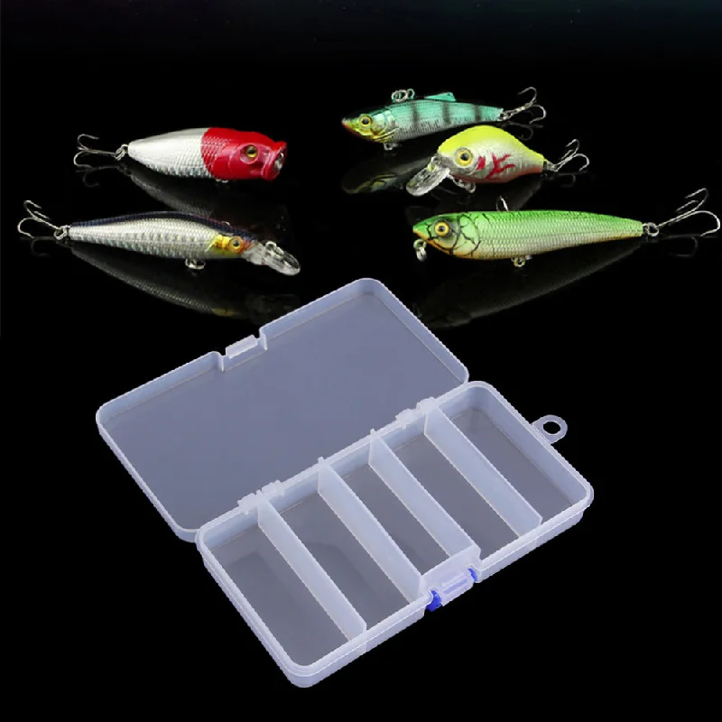 Transparent Plastic Fishing Lure Bait Box Storage Organizer Container Case Popular Hot Sale High Quality