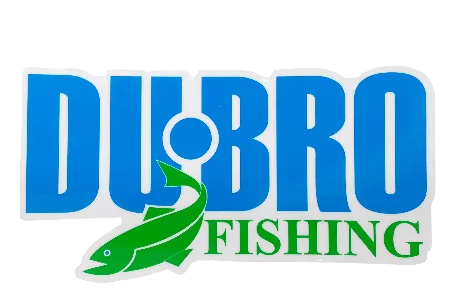 DUBRO® Fishing Logo Decal (5" X 2.75")