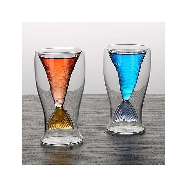 Mermaid Tail Cocktail Glasses