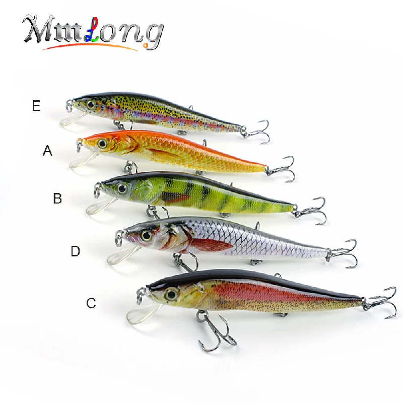 Mmlong 12cm Realistic Minnow Fishing Lure Popular Fishing Bait 14.6g Lifelike Crankbait Hard Fish Wobbler Tackle Pesca AH09C