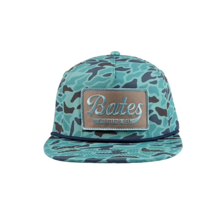 Bates Fishing Co Ocean Camo Hat