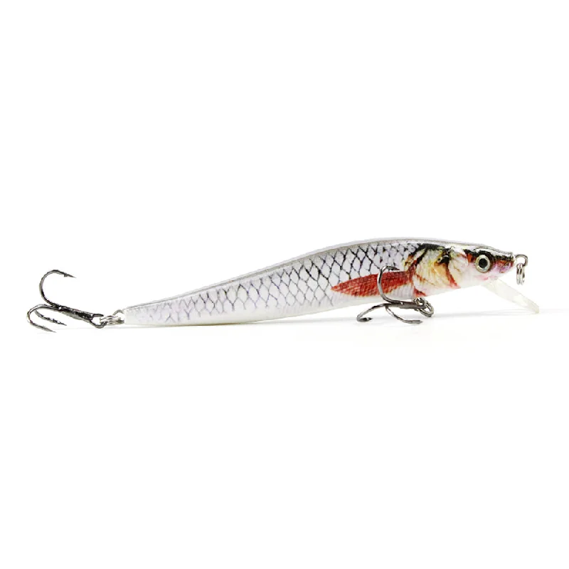 5 Color 9cm/6.5g Popular Minnow Fishing Lure Top Quality Fishing Bait 3D Eyes Crankbait Dynamic Fish Wobbler Tackle Pesca HML09B