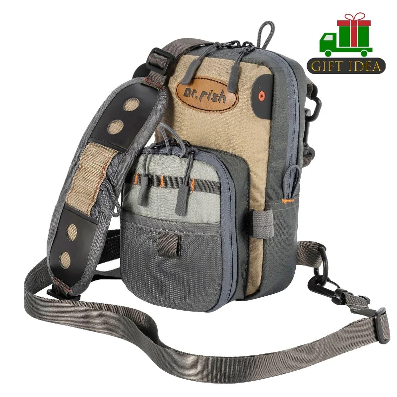 Dr.Fish Fly Fishing Chest Bag Crossbody