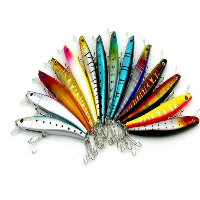 11.5cm 11.2g 14Color The Most Popular The Bionic False Bait Lures Minnow Bait casting Artificial Bait Fishing Lures