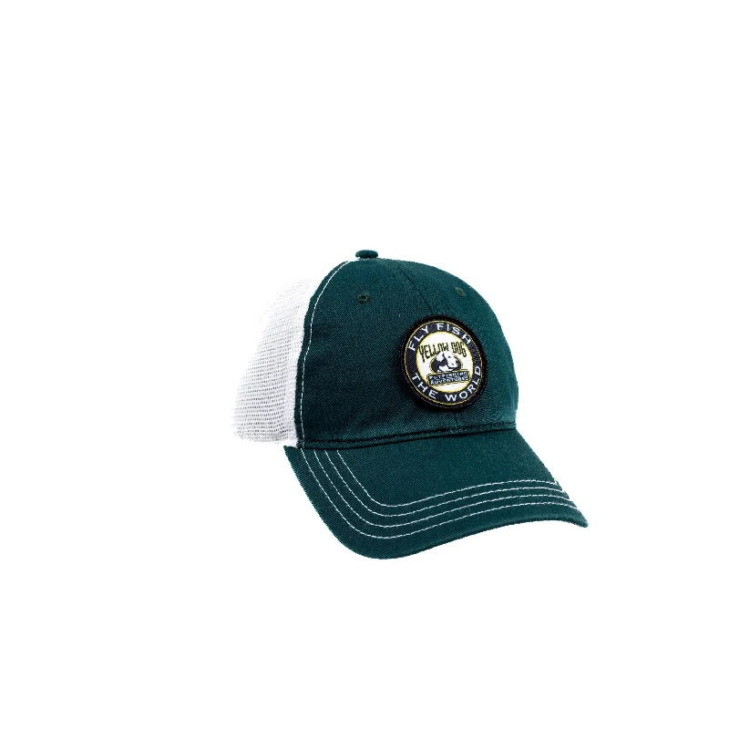 Yellow Dog Trucker Dark Green/White