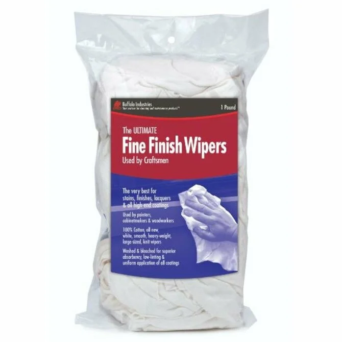 Buffalo - ULTIMATE FINE FINISH WIPERS 1# Bag 1LB