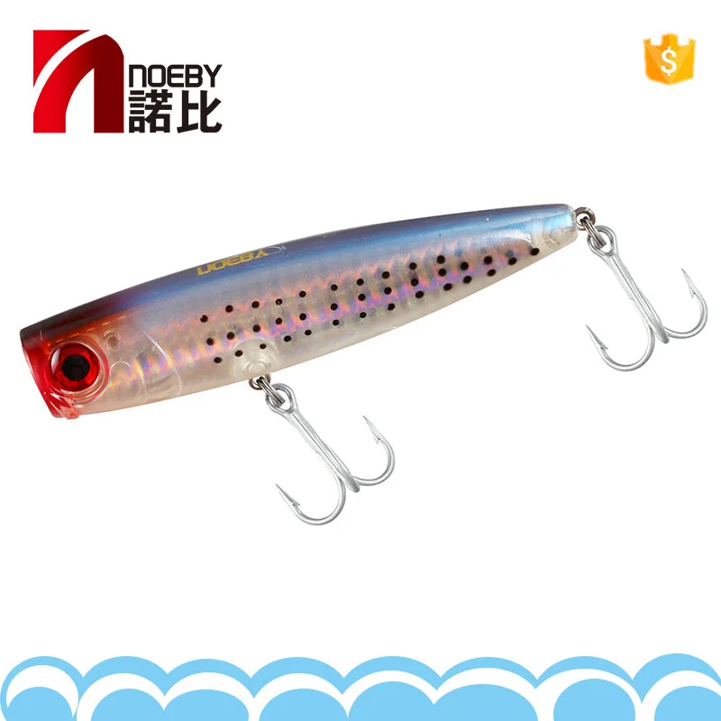 Popper hard plastic lure with red tongue popular all over the world