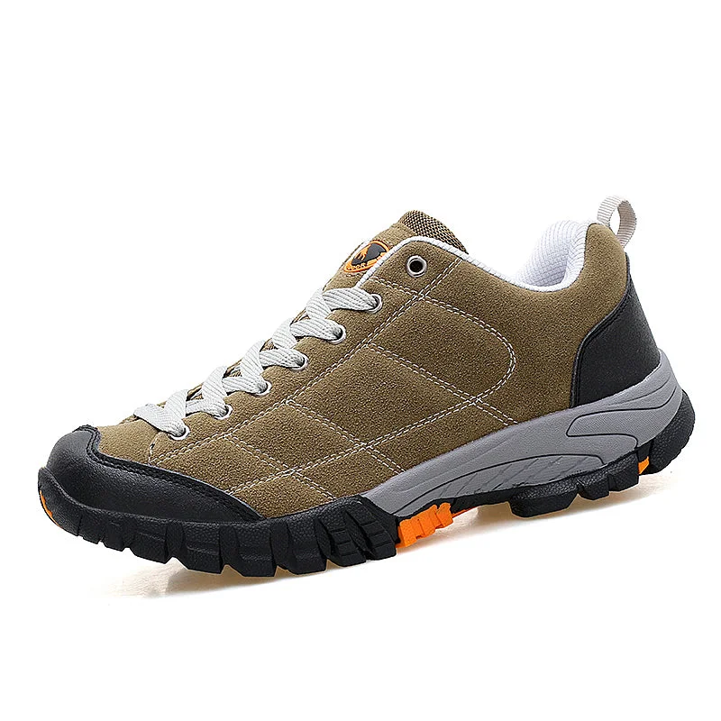 Men Hiking Shoes Windproof Waterproof Trekking leather Shoes Climbing Fishing Shoes New popular Breathable Outdoor shoes