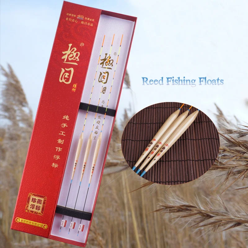 Popular Reed Fishing Float Long Shape Flotador Pesca Painting Fluorescent Paint Stopper Bobbers Fishing Accessories Tools Tackle