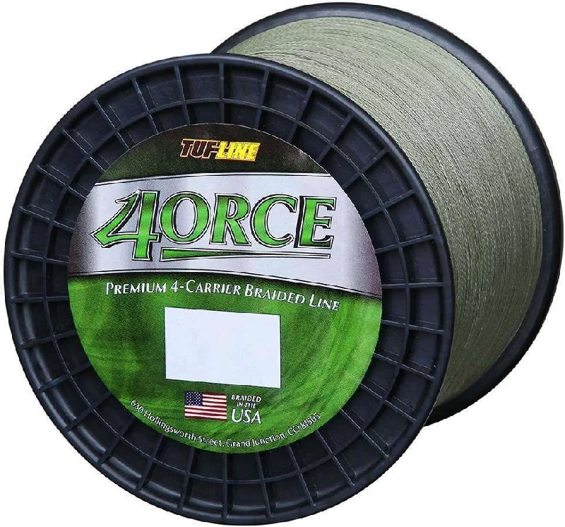 TUF-LINE 4ORCE Braid - Green - 2,500 Yd. (6 Lb. - 30 Lb.) 15 Lb.