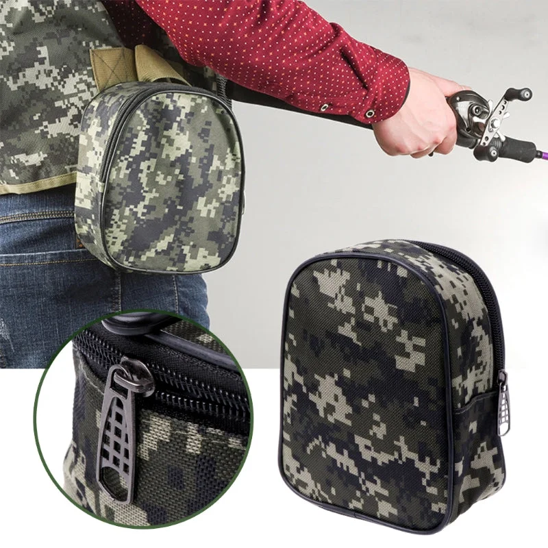 Camouflage Fishing Reel Mini Bag