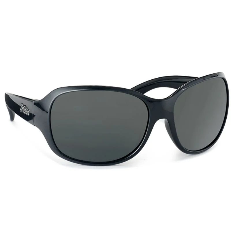 Shiny Black Frame, Grey Polarized Lens