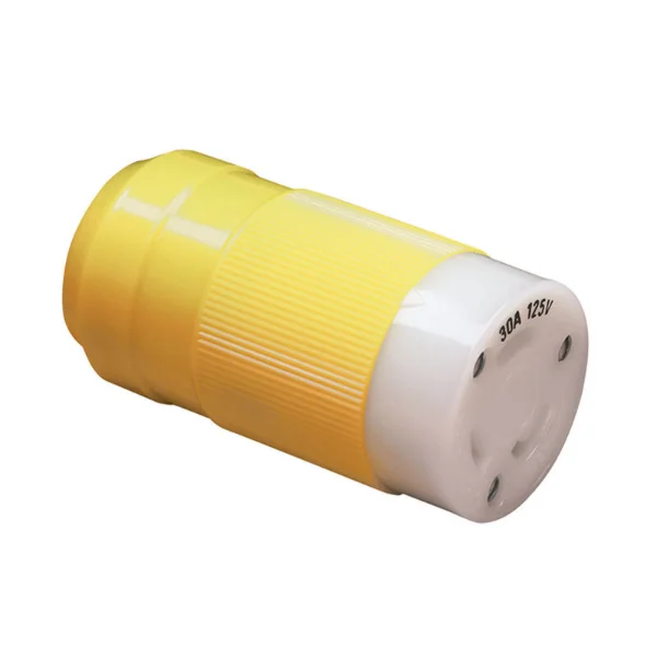 Marinco - Female Connector, 30A 125V 30 AMP Yellow