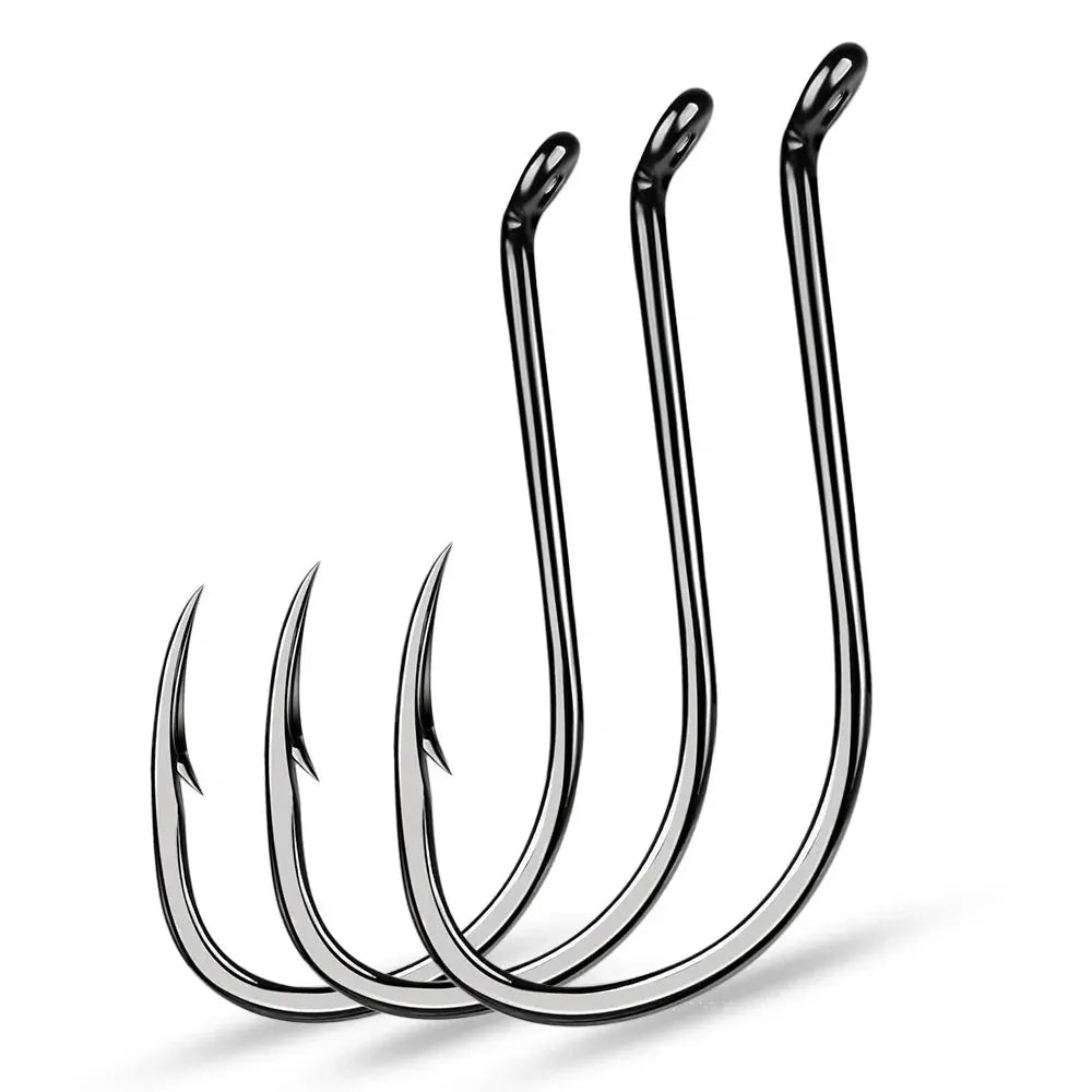 Lureswholesale® Octopus Beak Offset Fishing Hook 100pcs One bag