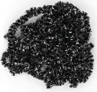 Chenille Silver/Black