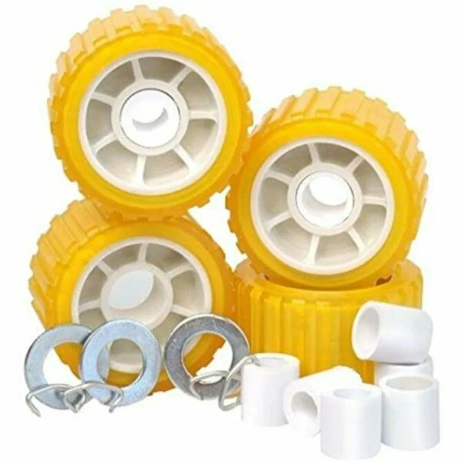 Tie Down Engineering  - PVC Ribbed Wobble Roller Kit 4-Pk