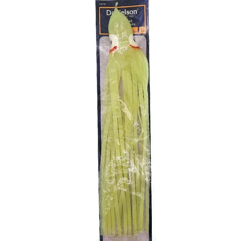 Danielson Magnum Squid Bait 12" Qty 1 Glow Red Eye