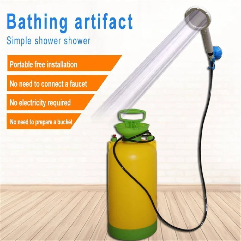 Outdoor Portable Self-Priming Simple Shower