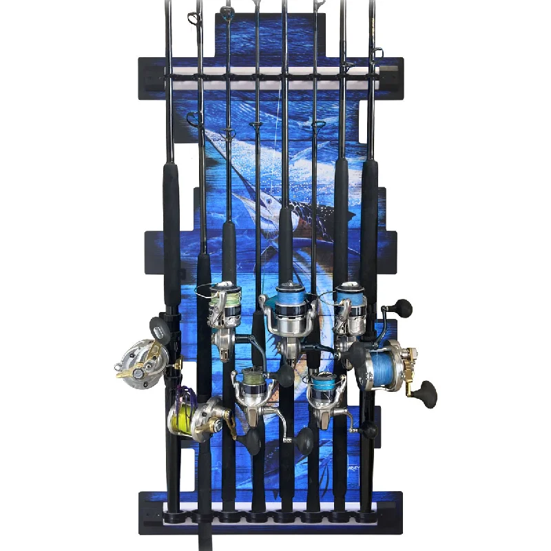 Guy Harvey Sailfish 8 Rod Wall rack