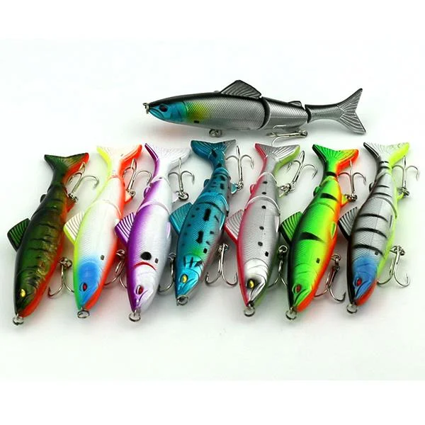 Popular Multi Jointed Fishing Lures Bait 12.5cm Large Sink fishhook Hook Tackle Outdoor Equipment Trendy