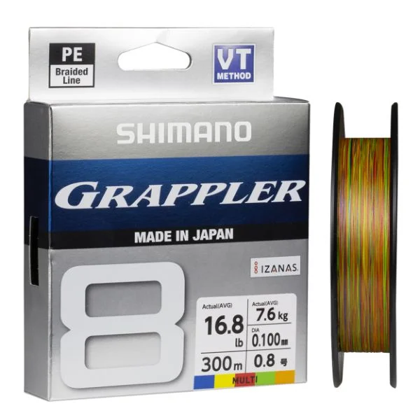 Shimano Grappler 8 PE Braid 300m Spools