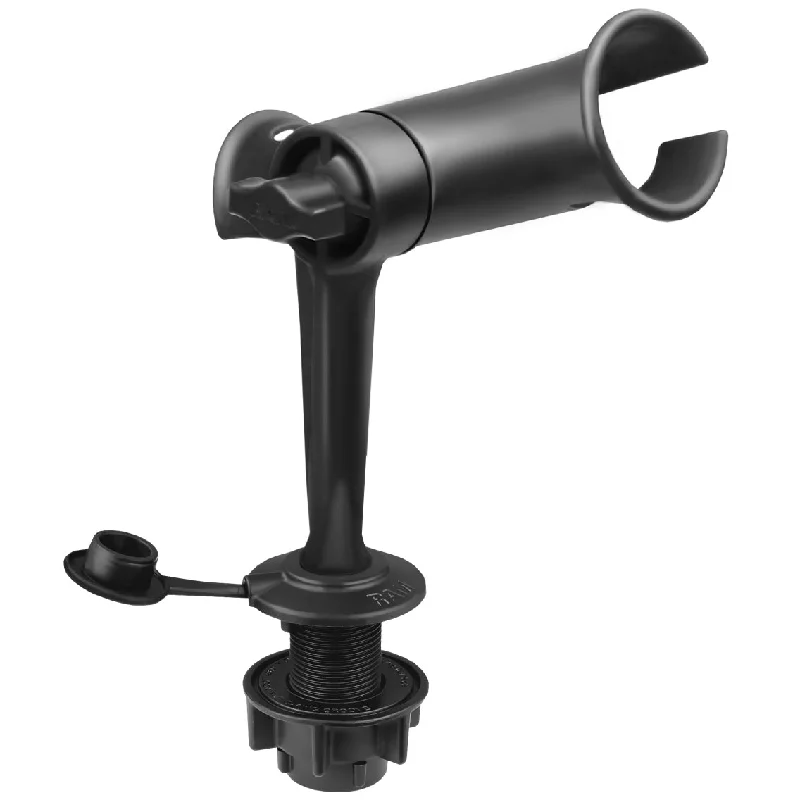 RAM® Tube Jr. ™ Rod Holder with Round Flush Base