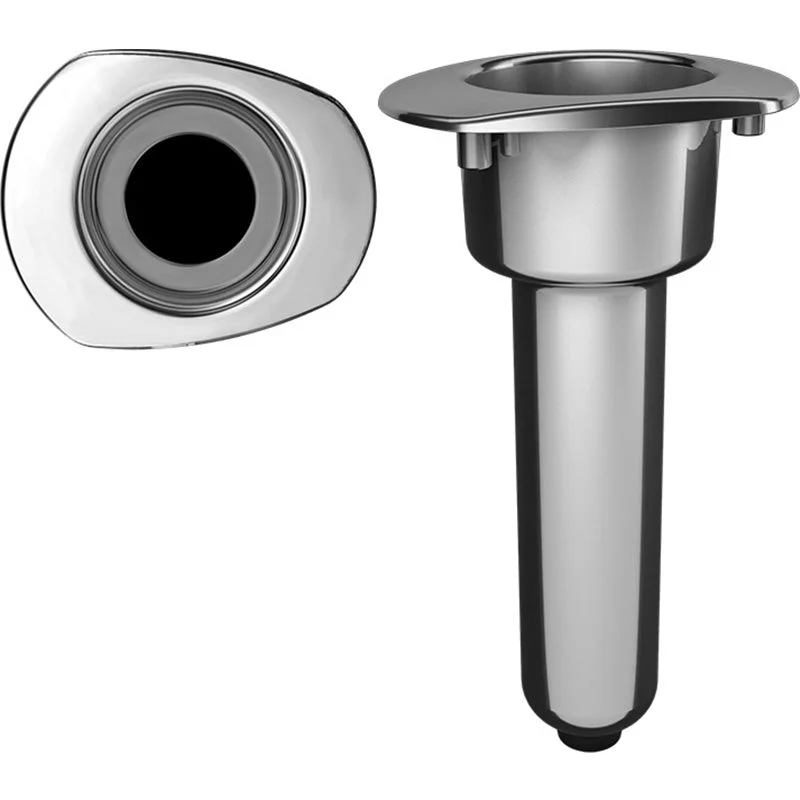 Mate Series 0 degree, Elite Screwless ,Oval Top 316 Stainless Drain -C2000DS Rod Holder