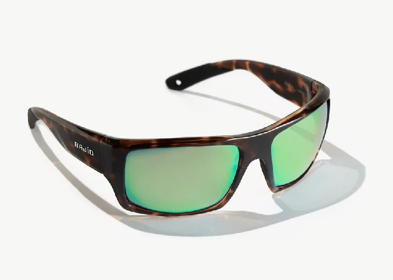 Dark Tort Gloss Frame, Green Mirror Glass Lens