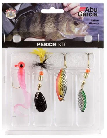 ABU GARCIA PIKE LURE KIT ASSORTED COLOURS 4 PACK 1115260