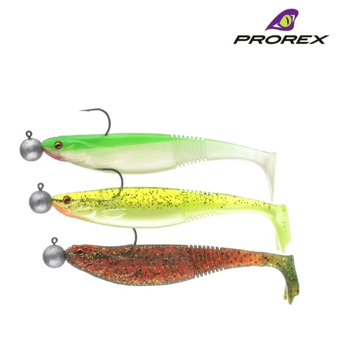 New Daiwa Prorex Classic Shad DF Pre-Rigged Zander Lures - Kit 1 - 16752-001