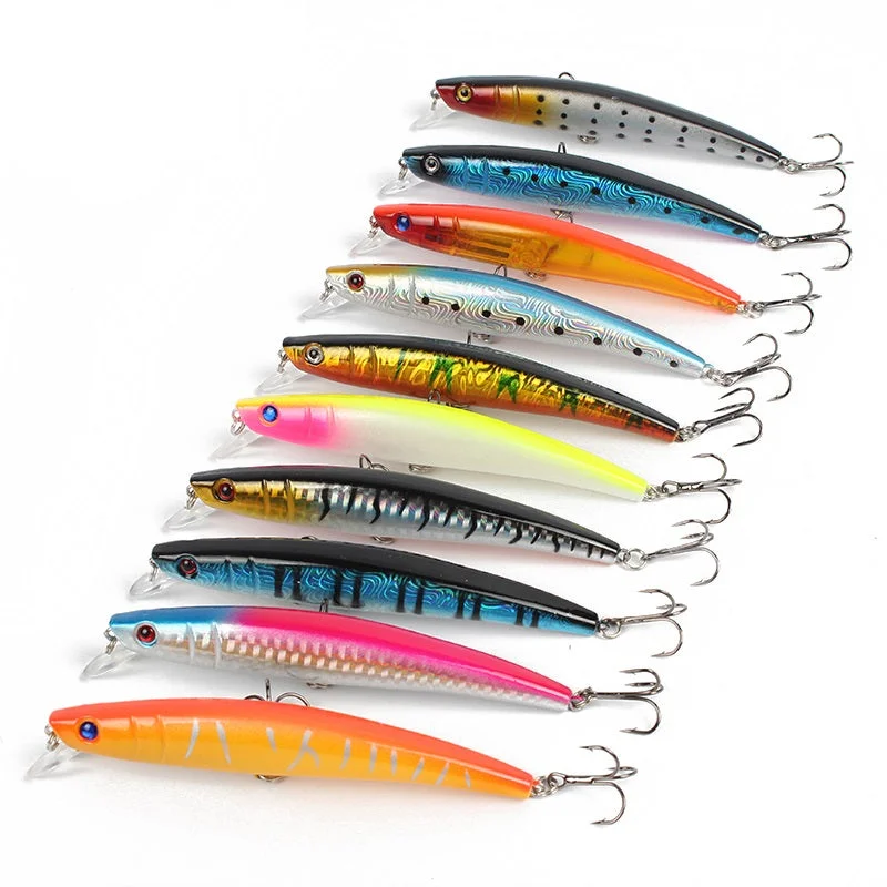 Quality Popular Wobblers 11.5cm/10.5g Fishing Lures China Multi-color Bait Artificial Minnow Goods For Carp Fishing