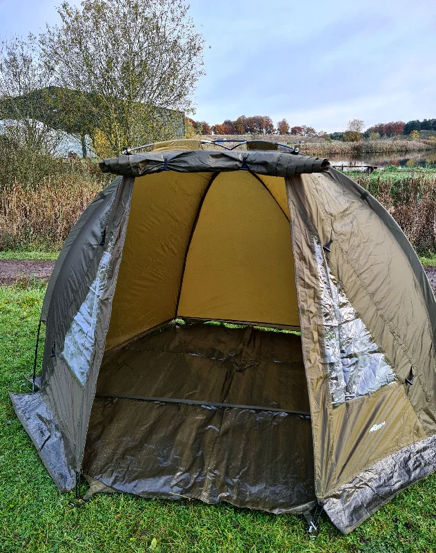 Carp Fishing Bivvy Day Shelter Tent waterproof with fully taped seams (large) xo58