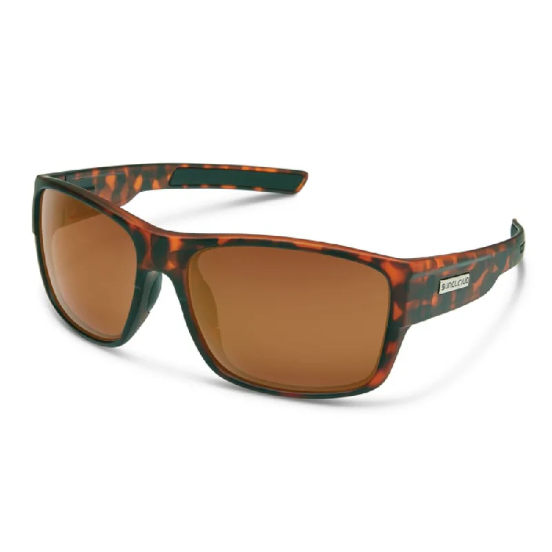 Matte Tortoise Frame, Polarized Brown Lens