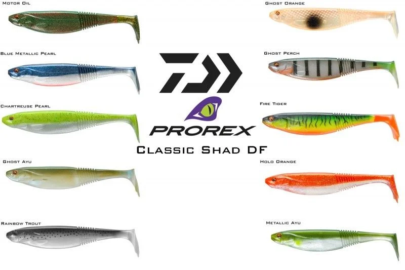 DAIWA PROREX CLASSIC DF DUCK FIN DUCKFIN SHAD SOFT LURES