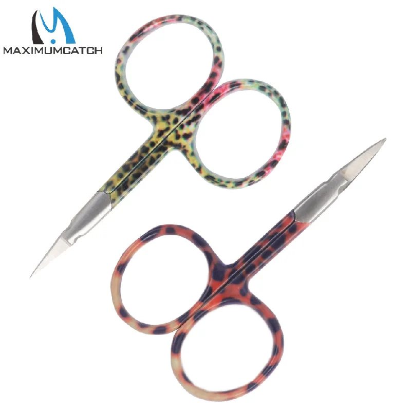 Maximumcatch 2 Pieces Different Color Popular Fishing Tool 9.5cm Stainless Steel Fishing Cutting Scissors